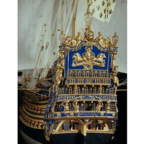 Glow2B Heller Soleil Royal Boat Model Building Kit Navy