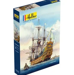 Glow2B Heller Soleil Royal Boat Model Building Kit Navy