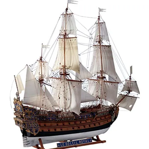 Glow2B Heller Soleil Royal Boat Model Building Kit Navy