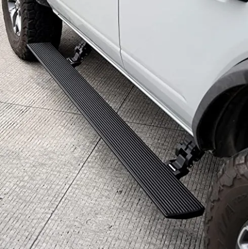 Go Rhino E1 Electric Running Board Kit for Ford F-150/F-250/F-350 Textured Black
