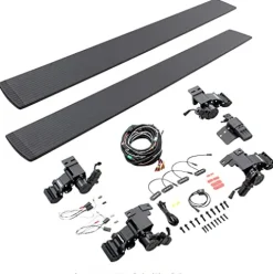 Go Rhino E1 Electric Running Board Kit for Ford F-150/F-250/F-350 Textured Black