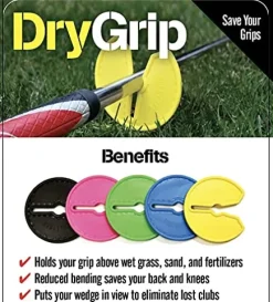 Golf Ball Divers Dry Grip 4″ Vivid Black Golf Club Rest 600 Pack with Magnet