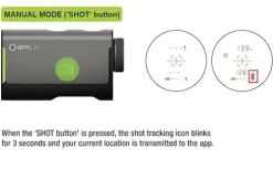 Golf Buddy Aim L20 Golf Laser Rangefinder Black