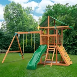 Gorilla Playsets Avalon Wooden Swing Set Cedar