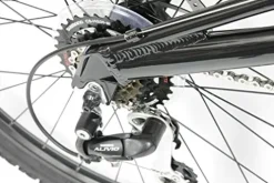 Gravity 2024 FSX 2.0 Dual Full Suspension Mountain Suntour Matt Black with Red Wheels