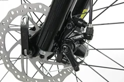 Gravity 2024 FSX 2.0 Dual Full Suspension Mountain Suntour Matt Black with Red Wheels