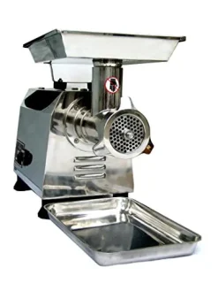 HAKKA BROTHERS Commercial Stainless Steel Electric Meat Grinder 1500W 710lb/h TC32 Stainless Steel