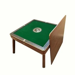 HappyRock Automatic Mahjong Dining Game Table 42mm Tiles Chinese Style Beige