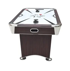 Hathaway Midtown II 6-ft Air Hockey Family Game Table Dark Cherry Wood