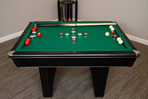 Hathaway Renegade 54-In Slate Bumper Pool Table Black/Green