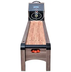 Hathaway Shooting Star Arcade Ball Roll and Score Table Driftwood