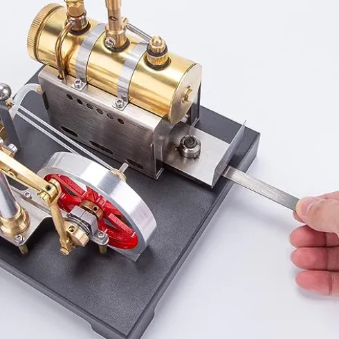 Helixsun DIY Steam Beam Engine Model Kit Full Metal with Boiler & Flyball Governor