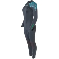 Henderson 5mm Womens Greenprene Back Zip Full Wetsuit Black