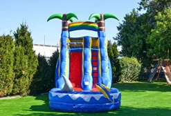 HERO KIDDO Ocean Shark Water Slide Inflatable Blue