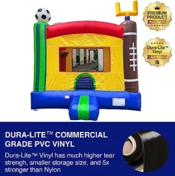 HERO KIDDO Sports Commercial Grade Bounce House with Blower