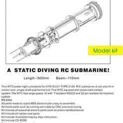 HOOBEN ARKMODEL Kit WTC Single Pump Tank Kit for 039 Song-Class