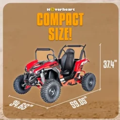 HOVER HEART 48V Large UTV Ride-On Car Blue