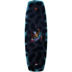 Hyperlite Murray Jr. Kids Wakeboard 120 W/Remix Bindings Black/Aqua 120cm/(4-8)