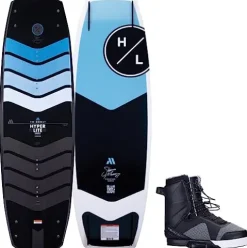 Hyperlite Murray Pro Men’s Wakeboard 144 with Team X Bindings Black/Grey