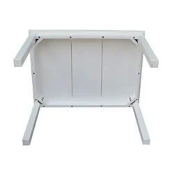 IC INTERNATIONAL CONCEPTS Table with 4 San Remo Juvenile Chairs White