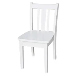 IC INTERNATIONAL CONCEPTS Table with 4 San Remo Juvenile Chairs White