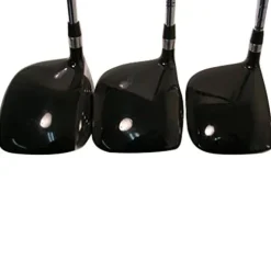 iDrive Red Square Anti-Slice Draw Fairway Wood Set Golf Clubs Black