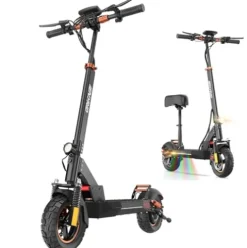 iENYRID Adults Electric Scooter 800W Motor 10″ Off-Road Tires 48V 28mph Black