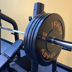 IFAST Home Gym 170LB Olympic Weight Set with 7Ft Barbell Bar, Bumper Plates – 700lb Capacity