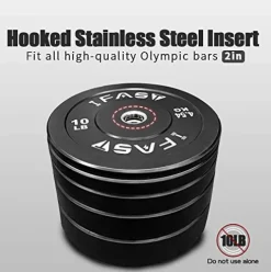 IFAST Home Gym 230LB Olympic Weight Set with 7Ft Barbell Bar