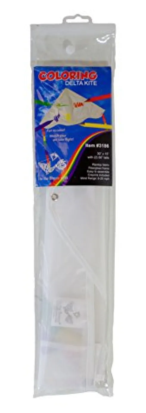 In the Breeze Delta Coloring Kite 30 Inch Party Pack