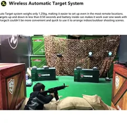 Indesign Steel Target System with Screen Display, Controller & 12 Shooting Targets