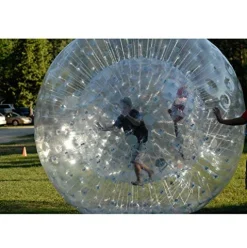 Inflatable Time Human Hamster Zorb Ball 8.2ft Transparent