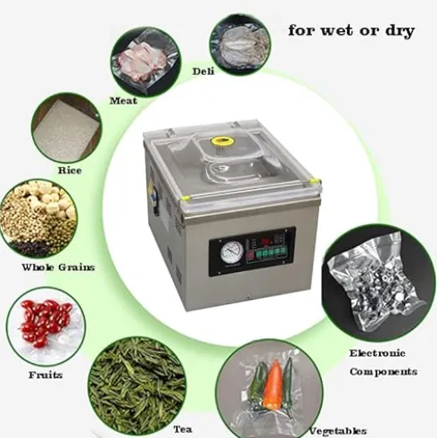 INTSUPERMAI Chamber Vacuum Sealer Machine for Food – Commercial & Home Use 110V