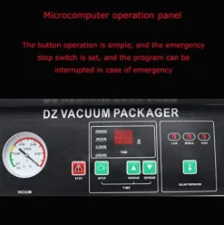INTSUPERMAI DZ-400 Single Chamber Vacuum Packaging Machine 110V
