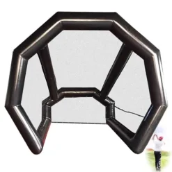 INTSUPERMAI Inflatable Golf Practice Net Black