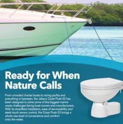 Jabsco Quiet Flush E2 Marine Toilet 24 Volt