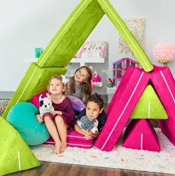 Jaxx Zipline Imaginative Furniture Playset for Creative Kids Cherry