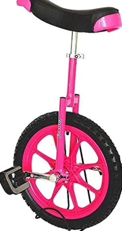 JINCAN 16-Inch Unicycle with Anti-Skid Tires and Adjustable Saddle