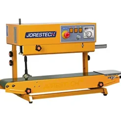 JORESTECH Industrial Continuous Band Sealer for Plastic & Laminated Bags CBS-630 Yellow