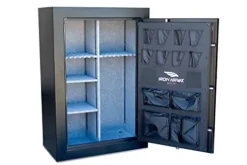 Kaimei 40-Gun Capacity Rifle Safe with Digital Keypad, Matte Black Steel Construction
