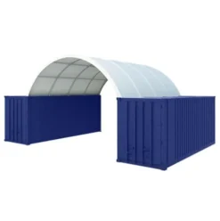 Kaimei 20’x40′ Heavy Duty Shipping Container Canopy Shelter White