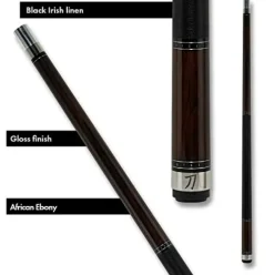 KATANA KAT11 Pool Cue African Ebony 20oz