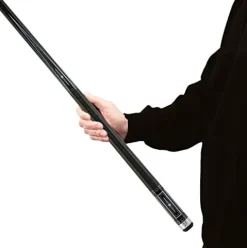 KATANA KAT16 Pool Cue Black Stained with Colorful Inlays – 19oz