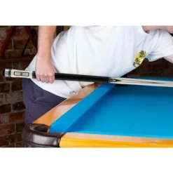 KATANA KAT15 Pool Cue White/Black with Green Designs 18oz