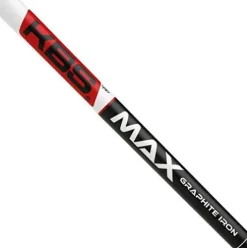 KBS MAX Graphite Iron Golf Shafts 5-PW Set of 6 Senior (55g) Black