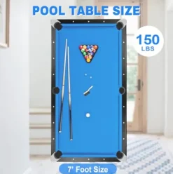 KEIKI Portable Billiards Table 84.3″ with Accessories