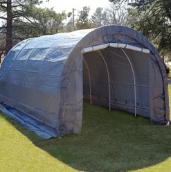 King Canopy Dome Garage 10′ W x 20′ D Silver