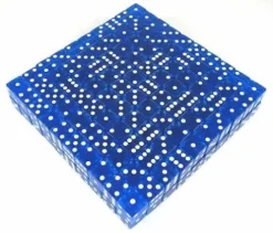 Koplow Games Blue Transparent d6 Dice 19mm 200 Pack