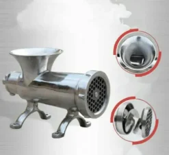 3KW 304 Full Stainless Steel Electric Grinder for Meat and Bone Crusher – Lake Blue or Grass Green
