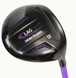 Lag Shot Golf Lady Triple Threat Combo Swing Trainer Purple